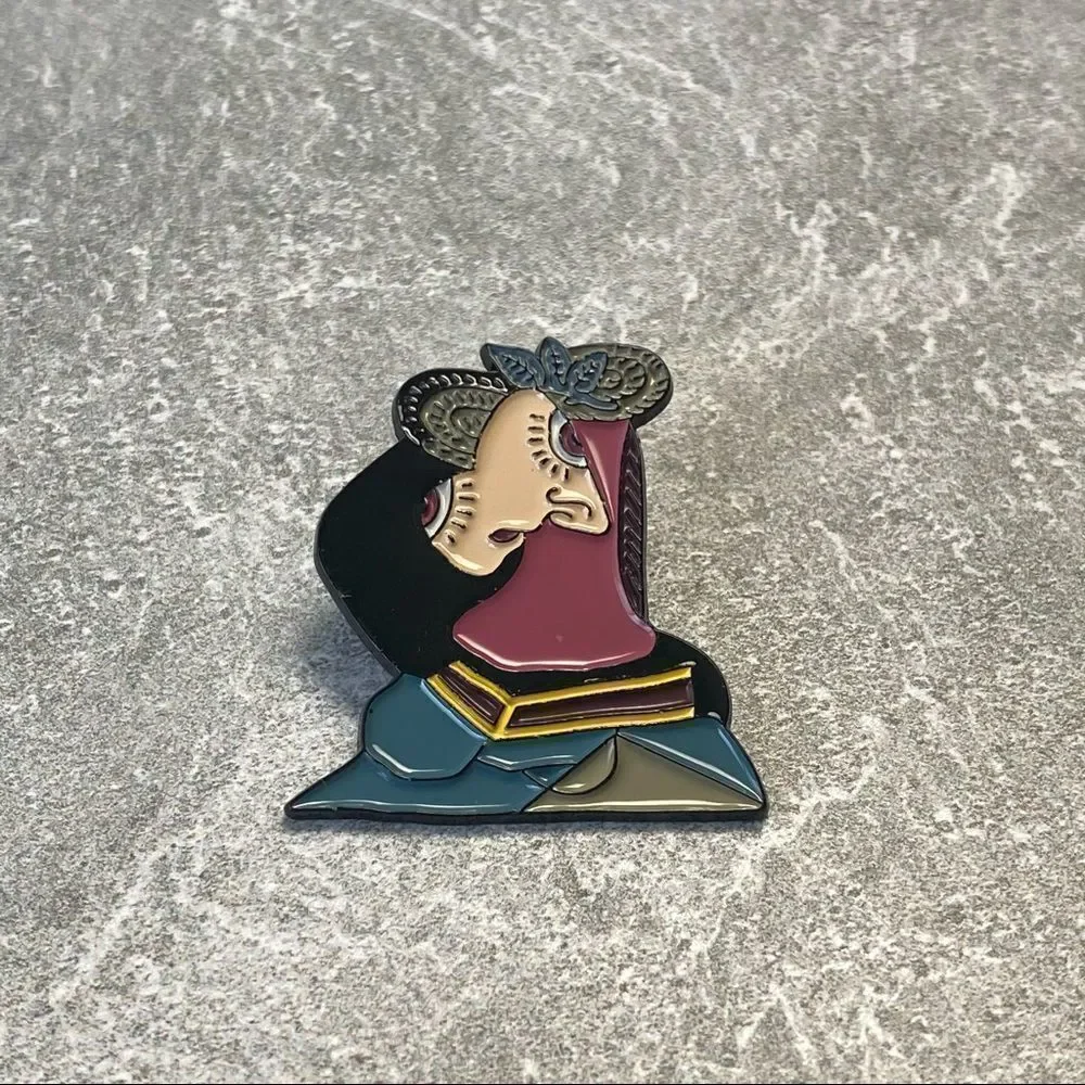 Abstract Picasso Enamel Pin/ Brooch Lapel